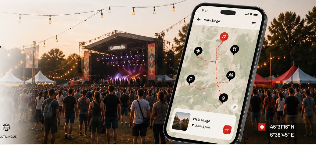Placeigo pour un festival